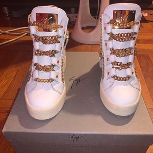 Giuseppe Zanotti Wedge Sneakers | Size 36.5